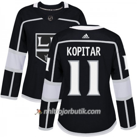 Dame Ishockey Los Angeles Kings Tröja Anze Kopitar 11 Adidas 2017-2018 Svart Authentic